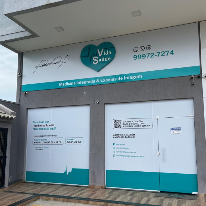 Fachada Clínica Vida Saúde